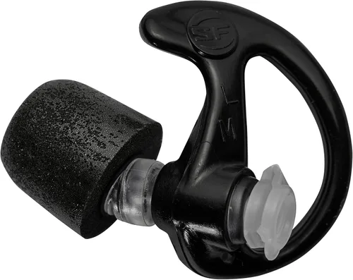Vista 4 de Earpro Sonic Defenders - Tapones para los oídos con punta de espuma (EP7), 28 dB, grande, negro, 1 par