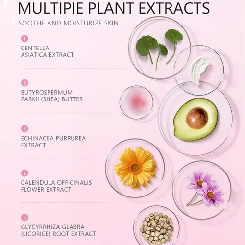 Vista 4 de Crema hidratante facial para tonificar, Sakura Essence Glow Crema hidratante facial de 1.06 onzas líquidas, piel seca y suave, ligera, nutritiva