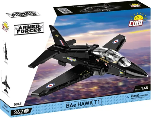 Vista 3 de COBI Armed Forces BAE Hawk T1 - Juego de construcción de avión (362 piezas)
