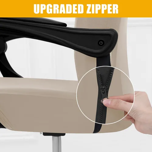 Vista 33 de Smiry fundas elásticas estampadas para silla de oficina de computadora, fundas universales para sillas giratorias de escritorio, extraíbles