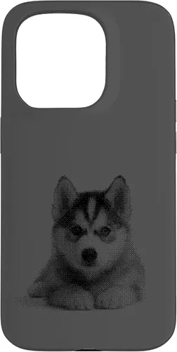 Vista 14 de Chic Husky Puppy for Dog Mom and Paw Parents Case for iPhone 16