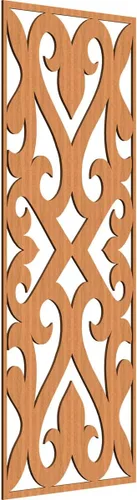 Vista 28 de Keene Paneles de pared decorativos de madera con calado, 9 3/8 pulgadas de ancho x 24 3/8 pulgadas de alto x 1/4 de alto, abedul Birch