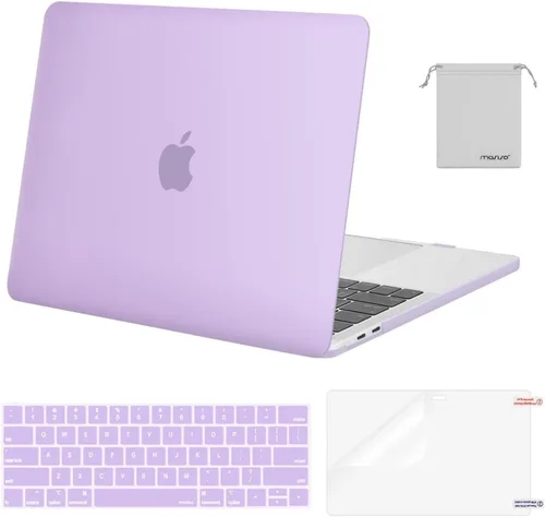 Vista 11 de MOSISO - Carcasa rígida de plástico, cubierta de teclado, protector de pantalla y bolsa de almacenamiento para MacBook Pro 13 pulgadas/33 cm