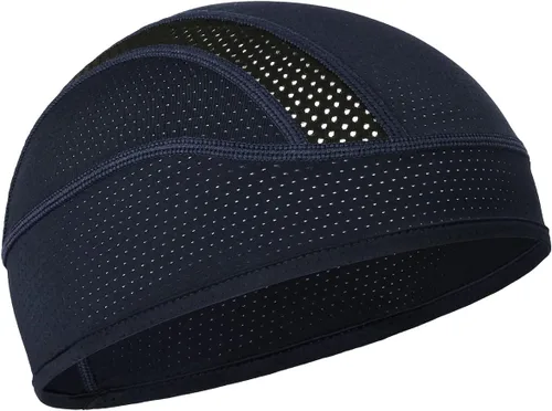 Vista 26 de Gorro con forro para casco de calavera, malla de enfriamiento para hombres y mujeres, se adapta debajo de los cascos