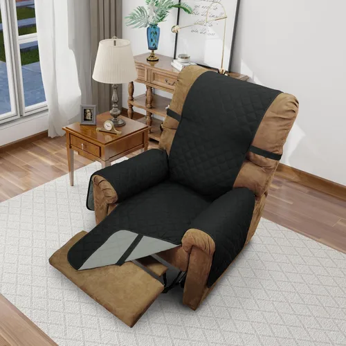 Vista 92 de Fundas para Silla Reclinable Reversibles Funda de Sofá para Mascotas Protector de Muebles Lazy Boy (Silla 23'', Beige/Beige)
