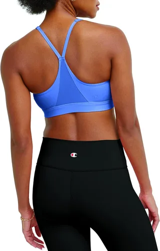 Vista 2 de Champion Brasier deportivo para mujer, suave al tacto, absorbe la humedad, brasier deportivo de soporte ligero para mujer
