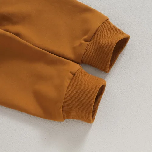 Vista 5 de Conjunto de 2 piezas de sudadera con diseño de árbol de Navidad para niño y niña, ropa de otoño e invierno