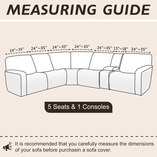 Vista 2 de Arfntevss Fundas para sofá reclinable seccional, de terciopelo, lavable, para sofá reclinable, elástica, suave, gruesa, en forma de L, juego