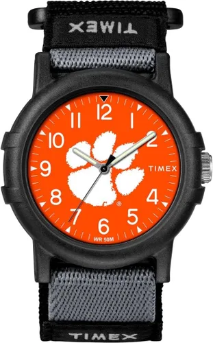 Vista 44 de Timex Reloj unisex Collegiate Recruit de 1.496 in - Tennessee Volunteers con correa de tela negra