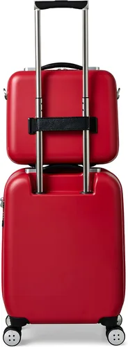 Vista 7 de Ted Baker Equipaje giratorio ligero de moda Belle para mujer, Rojo -, Maleta