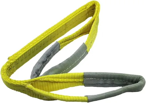 Vista 12 de 1" x 3' Poly Web Sling Correa de elevación para la construcción 3100lbs Vertical para aparejar movimiento remolque elevación equipo de trabajo