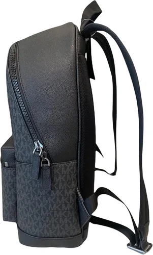 Vista 2 de Michael Kors Mochila grande con logotipo de Cooper para hombre, Firma azul, Mochila