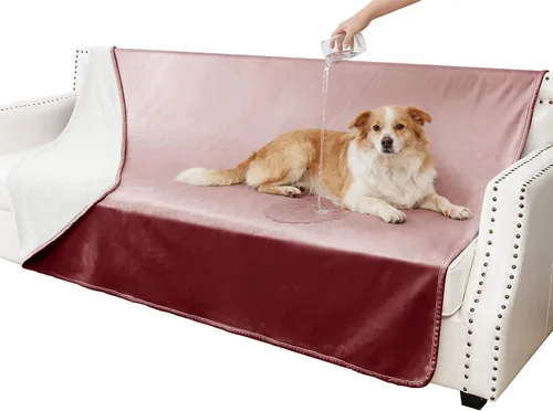 Vista 20 de Manta impermeable para perros pequeños, a prueba de fugas, manta reversible para sofá, cama, protector de muebles lavable a máquina, 25 x 35