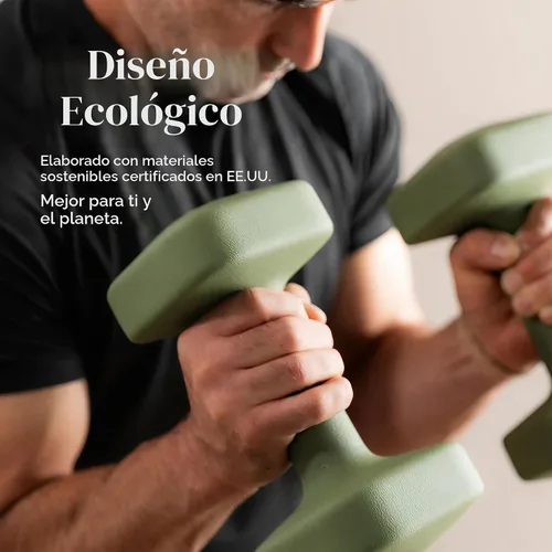 Vista 5 de WeGym Square Dumbbells for Home Gym, Hand Weights for Strength Training