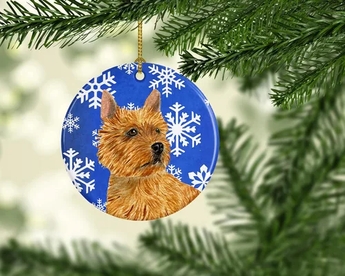 Vista 70 de Caroline's Treasures Cavalier Spaniel - Adorno de cerámica para colgar en el árbol de Navidad, para el hogar, Navidad, fiestas, regalo, 3 pulgadas