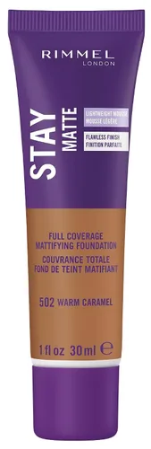 Vista 32 de 3 x Rimmel London Stay Matte - Base líquida mousse mate 30ml - 201 Beige clásico