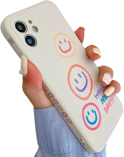 Vista 41 de Bonita funda divertida para teléfono compatible con iPhone 11, fundas femeninas de silicona líquida, goma de gel suave de dibujos animados, forro