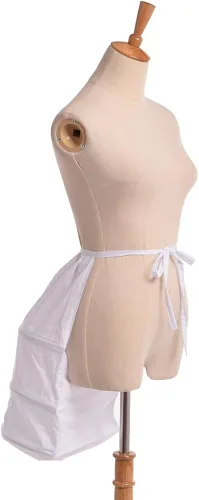 Vista 3 de BLESSUME Vestido Victoriano Bustle Blanco Talla única
