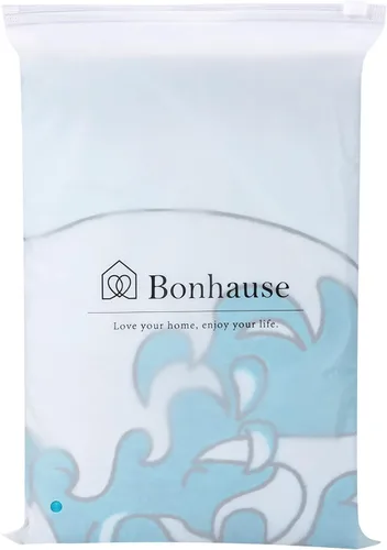 Vista 7 de Bonhause Great Wave - Cortina de ducha con diseño de anime japonés Kanagawa, color azul océano, 72 x 72 pulgadas, tela de poliéster, impermeable