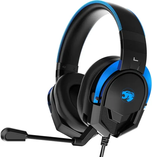 Vista 12 de A88 Gaming Headset with Microphone, Stereo Wired Noise Cancelling Over-Ear Headphones with Mic for Pc, Ps5, Xbox One Series X/s, Ps4, Computer