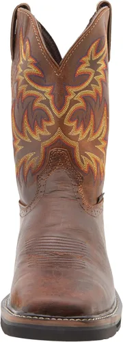 Vista 2 de Justin Original botas de trabajo altas con punta cuadrada de acero para hombre