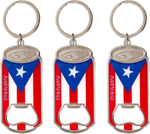 Vista 6 de Jamaica - Llavero abridor de botellas de cerveza - Set de 3 - Lata