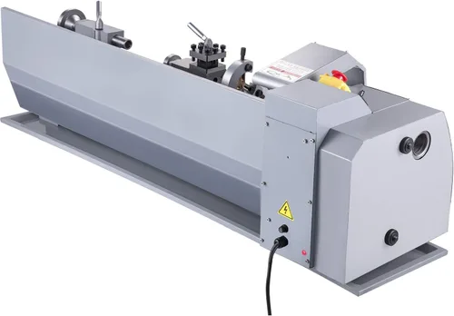 Vista 12 de VEVOR Torno de metal, Mini máquina de torno de 210x720, Cambio de velocidad variable de 2500 RPM, Mini torno de precisión de 750W, Torno de trabajo