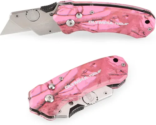 Vista 8 de Olympia Tools Cuchillo utilitario de acero inoxidable Turbofold 33-125