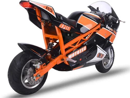 Vista 4 de MotoTec 1000w 48v superbici eléctrica en negro