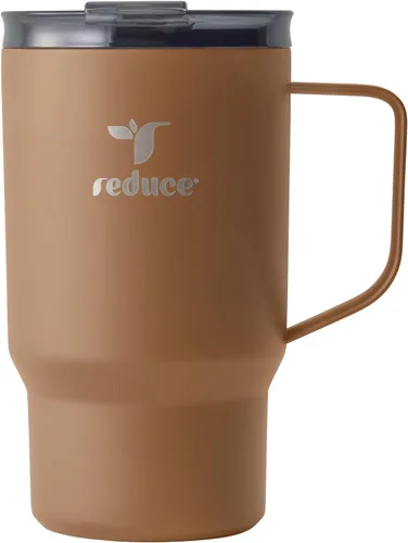 Vista 15 de REDUCE Hot1 - Taza aislante de acero inoxidable Hot1 de 18 onzas con tapa de ajuste de temperatura - Vacío de doble pared, compatible con portavasos