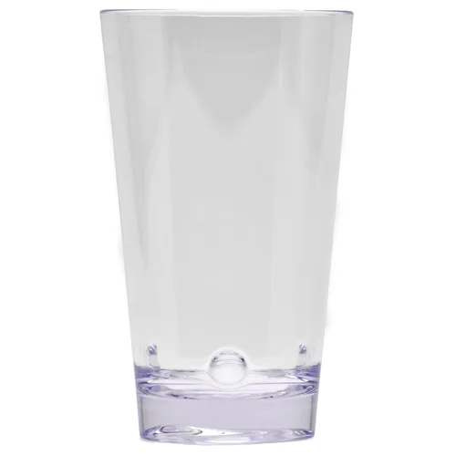Vista 3 de G.E.T. SW-1475-CL-EC - Vaso de plástico apilable para cerveza, sin BPA, 16 onzas, transparente (juego de 4)