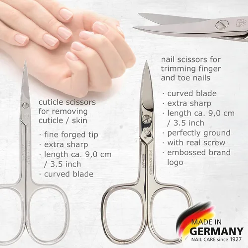 Vista 2 de 3 Swords Germany – Juego de 8 piezas para manicura y pedicura profesional para el cuidado de las uñas de los dedos y los dedos del pie tijeras