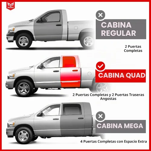 Vista 2 de MaxMate Estribos Laterales Ovalados Nerf Bar de 3.5" Compatibles con Dodge Ram 1500 2002-2008; 2003-2009 2500 3500 Quad Cab SS2D35178MX Rieles