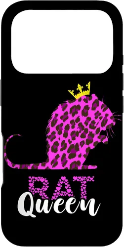 Vista 30 de Rat Queen Crown Leopard Mouse Rat Lover Rodent Rat Owner Case for iPhone 17