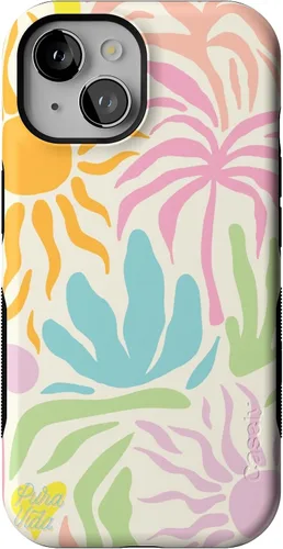 Vista 104 de Casely Funda para iPhone 15 Flores pintadas Frida Kahlo Floral Girly Funda atrevida Compatible con MagSafe