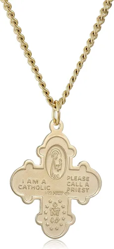 Vista 2 de Tienda Collection 4-Way Cross Pendant Necklace 24