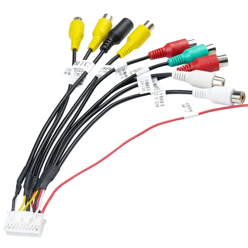 Vista 11 de Adaptador de arnés de cable para radio estéreo de coche, arnés de cable de radio ISO de 16 pines con conector de acoplamiento reemplazable