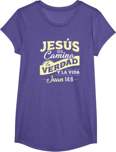 Vista 57 de Camisas de la Biblia de Jesus para los Cristianos Camiseta Española Negro