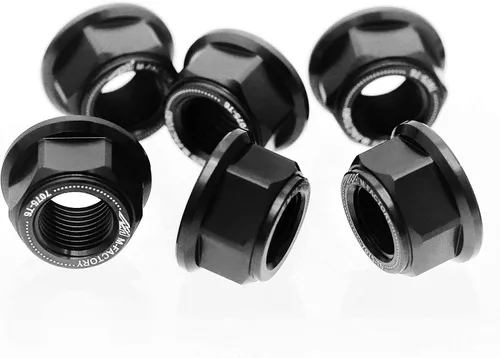 Vista 3 de MC MOTOPARTS Tuercas de piñón trasero de carreras CNC negras compatibles con GSX-R 750 GSXR1000 GSF1200 SV650 Vstrom 650 TL1000R