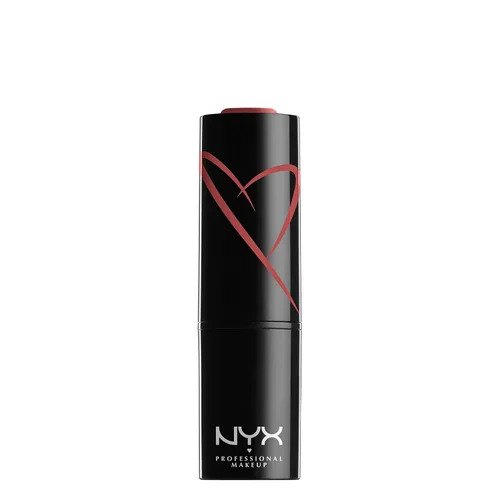 Vista 13 de NYX PROFESSIONAL MAKEUP - Lápiz labial satinado Shout Loud, infundido con manteca de karité - 1999 (Taupe)