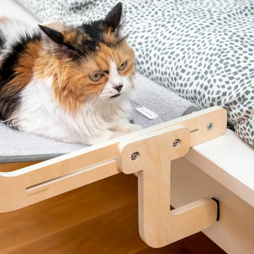 Vista 8 de Hamaca Colgante para Gatos Hamacat InnovaGoods