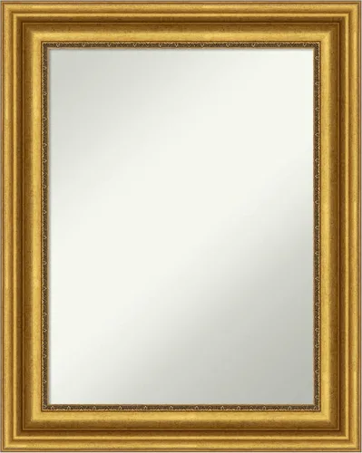 Vista 12 de Amanti Art Espejo de pared, elegante espejo con marco de miel cepillada para decoración de pared o uso como espejo de baño para sobre el fregadero