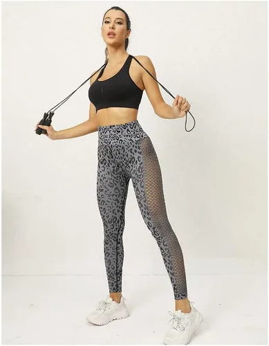 Vista 5 de Nuevos leggings de levantamiento de cintura alta para mujer, leggings de entrenamiento sin costuras, mallas de gimnasio, pantalones de yoga