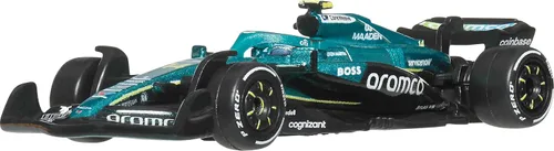Vista 6 de Hot Wheels Premium Aston Martin Aramco Formula One Team - Paquete de 2