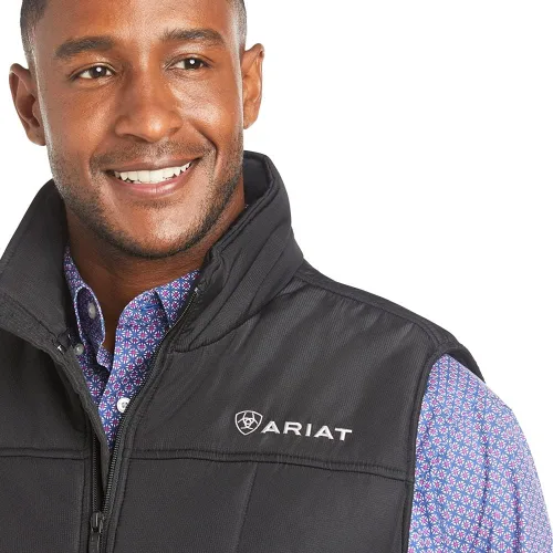 Vista 3 de Ariat Chaleco Crius para hombre, Negro