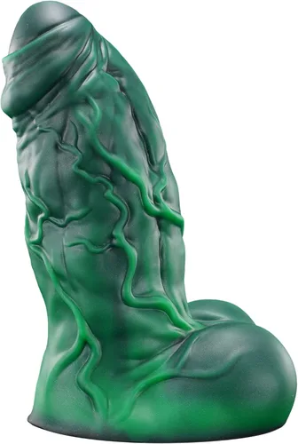 Vista 6 de Nothosaur Banner - Consolador luminoso de monstruo de fantasía realista de 6.1 pulgadas con puntos de onda de fricción con fuerte ventosa para punto