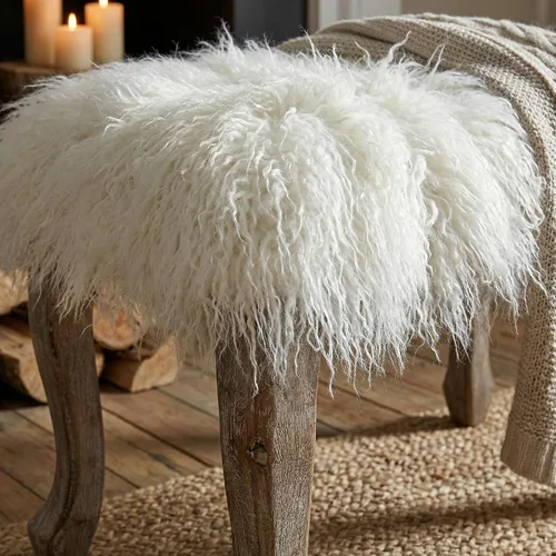 Vista 7 de Cortesi Home Harlow Bench Ottoman, 26 pulgadas, color blanco