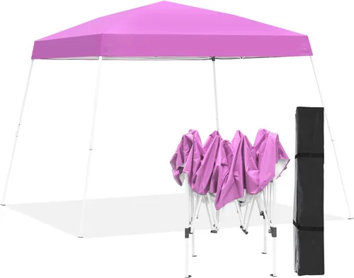 Vista 11 de GDY Toldo para exteriores de 10 x 10 pies, carpa desplegable portátil, toldo plegable instantáneo, toldo impermeable para patio, toldo impermeable