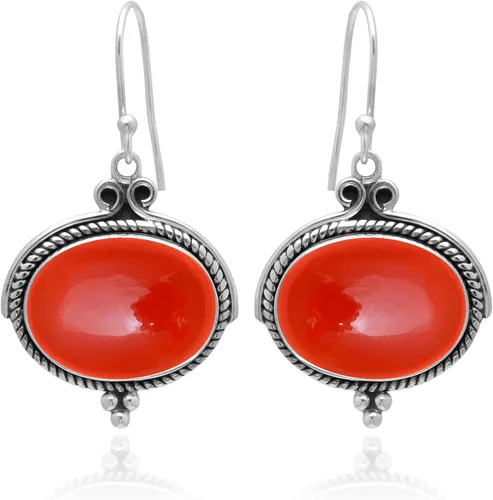 Vista 20 de Veracity Jewelry - Aretes de plata de ley con piedras preciosas para mujeres y niñas, regalo para su cumpleaños, aniversario, esposa, mamá, novia