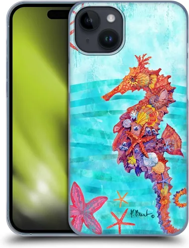 Vista 10 de Head Case Designs Officially Licensed Paul Brent Agate Mermaid Coastal Hard Back Case Compatible with Apple iPhone 15 Plus